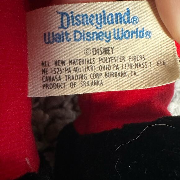 Disneyland Walt Disney Mickey Mouse UK London Stuffed Animal Plush Kids Vintage - Picture 6 of 10